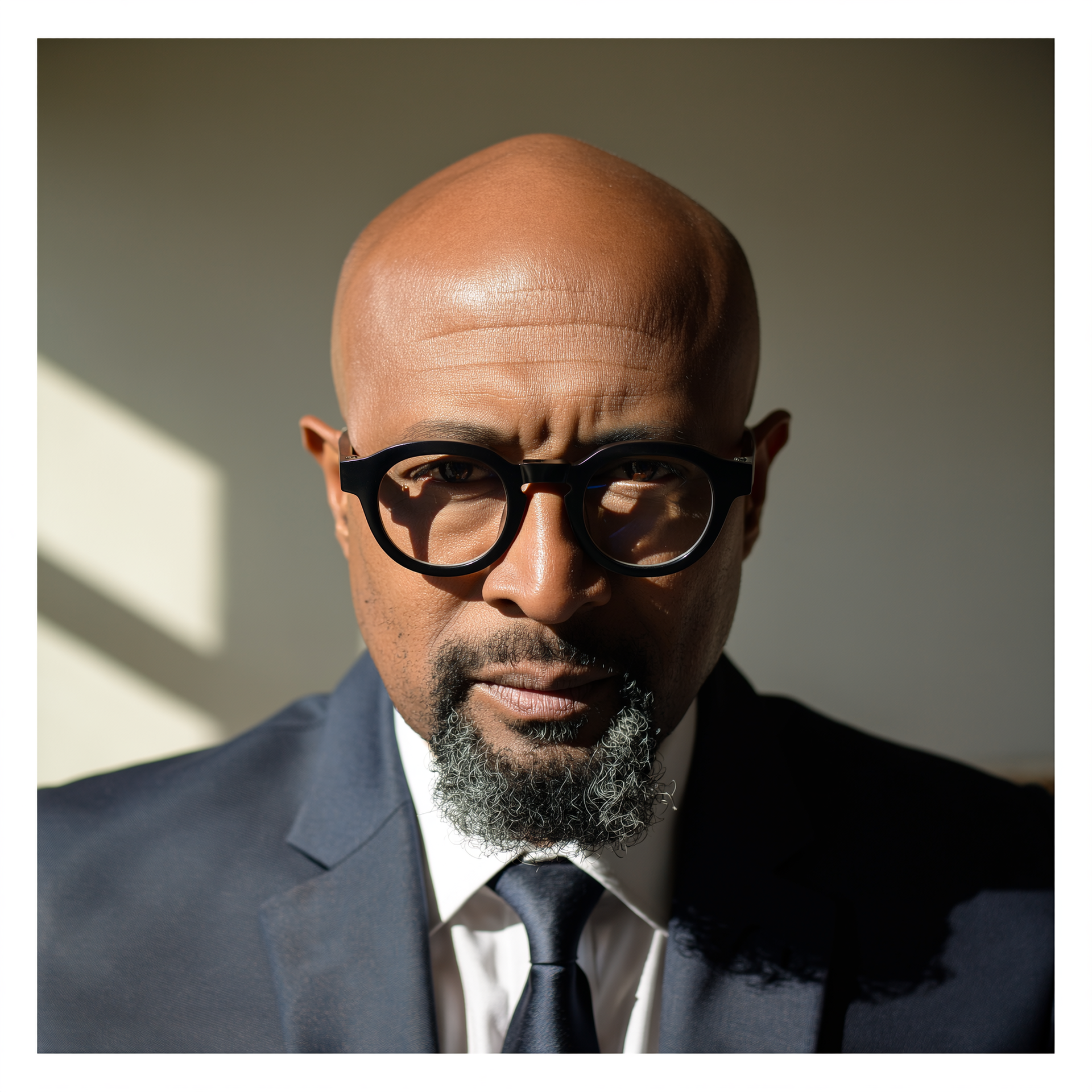Franklin D. Rivera II, founder of ARP Visuals, in architectural window light